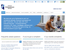 Tablet Screenshot of financial-ombudsman.org